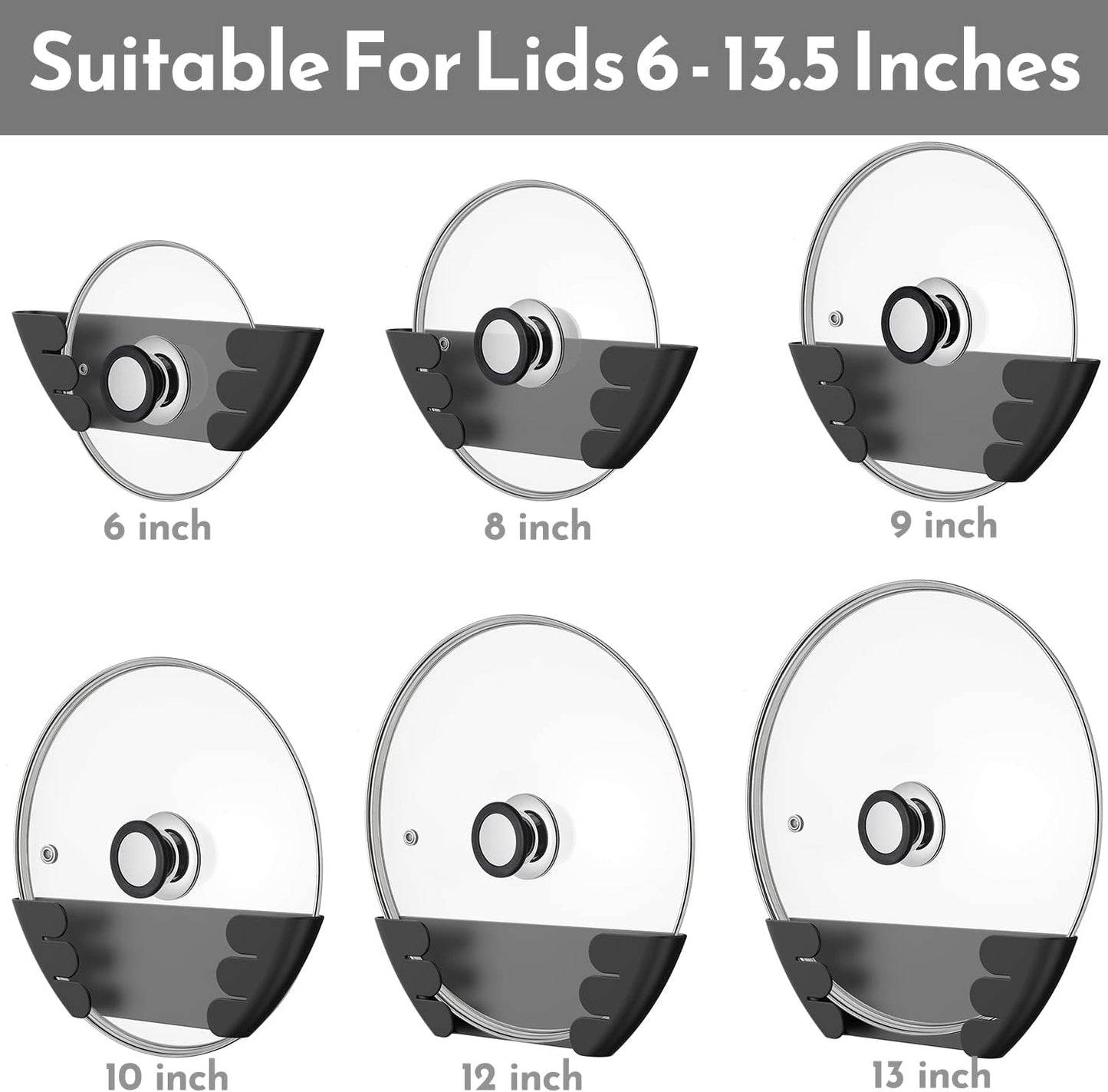 🏆35K+ SOLD 🔥2026 SALE - 🍳Universal Pot Lid Organizer for Cabinet