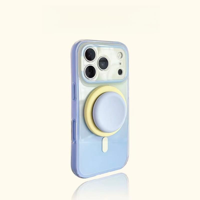 🏆35K+ SOLD 🔥2026 SALE -  Magnetic 2-in-1 double-layer gradient full-cover AI button case With magnetic suction liquid silicone gel support structure