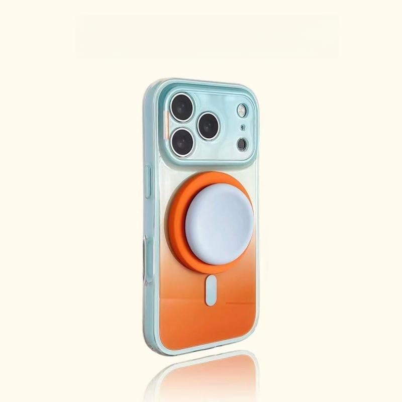 🏆35K+ SOLD 🔥2026 SALE -  Magnetic 2-in-1 double-layer gradient full-cover AI button case With magnetic suction liquid silicone gel support structure
