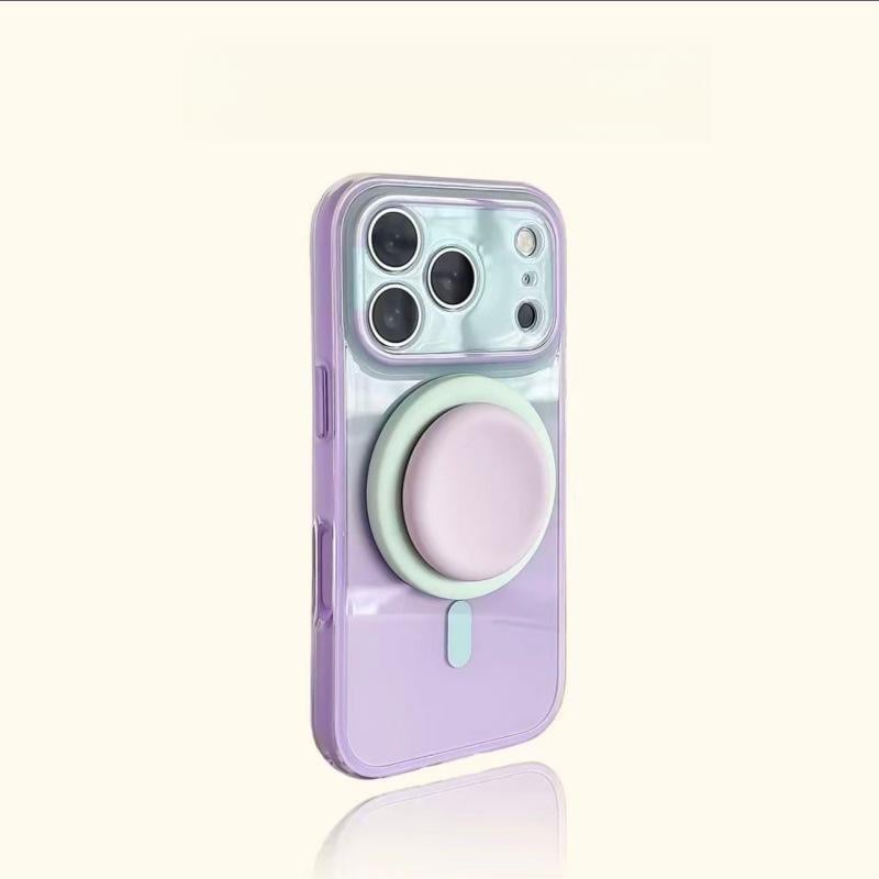 🏆35K+ SOLD 🔥2026 SALE -  Magnetic 2-in-1 double-layer gradient full-cover AI button case With magnetic suction liquid silicone gel support structure