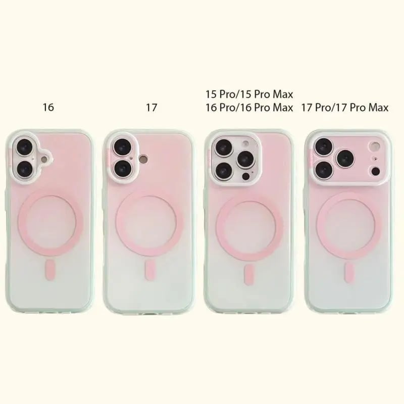 🏆35K+ SOLD 🔥2026 SALE -  Magnetic 2-in-1 double-layer gradient full-cover AI button case With magnetic suction liquid silicone gel support structure